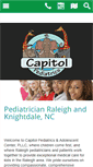 Mobile Screenshot of capitolpediatrics.com